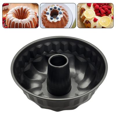 Teglia antiaderente da 9,5 pollici, tortiera tonda scanalata per torte da libbra, cheesecake, gelatine, teglie resistenti con rivestimento antiaderente