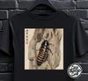 Madagascar Hissing Cockroach Tee - Vintage Calligraphy Print - Unique Insect Lover Gift - Bug Graphic T-Shirt