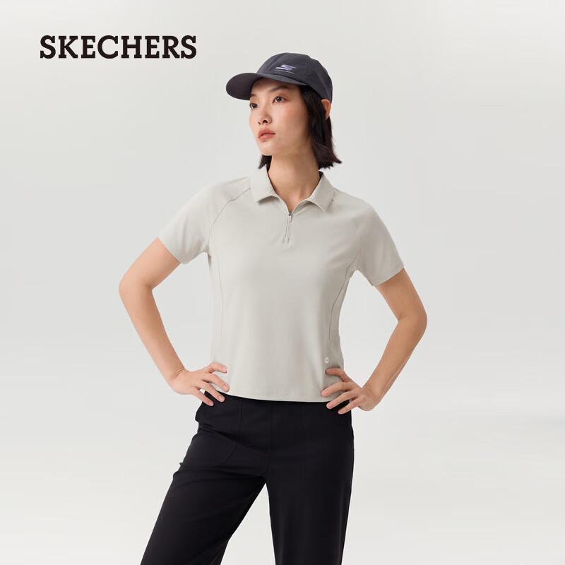 Skechers Women s Cool-Sense Knit Polo Shirt XL 100