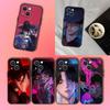 Anime J-Jinu Sajaboys Phone Case For iPhone 17,16,15,14,13,12,11,Pro,XS,Max,XR,Plus,E,SE4,Mini Black Soft Cover