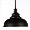 Industrial Pendant Light: Black, White, Bronze, Silver Pot Lid Design for Restaurant or Shop.