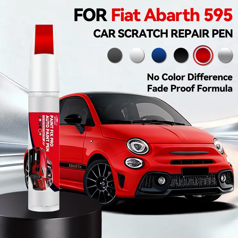 Vehicle for Exclusive Use For FIAT Abarth 595 Car Paint Repair Pen Paint Scratch Repair Accessories Abarth Red Black Gara White