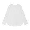 JNBY 25 Autumn Silk Cotton Blend Long Sleeve Round Neck Shirt