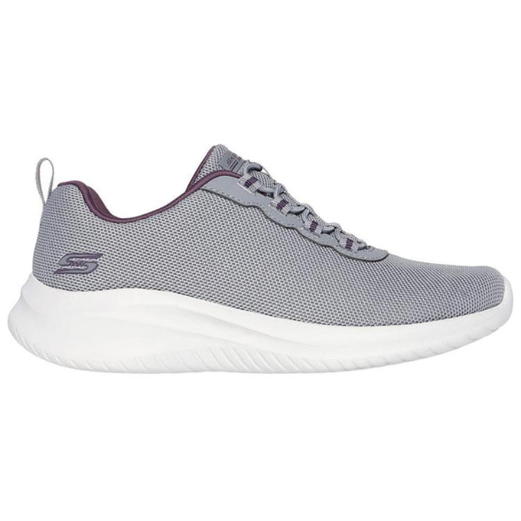 Skechers Slip-Ons Comfortable Lightweight Low-Top Casual Shoes Women Sneakers Gray 117570-GRY