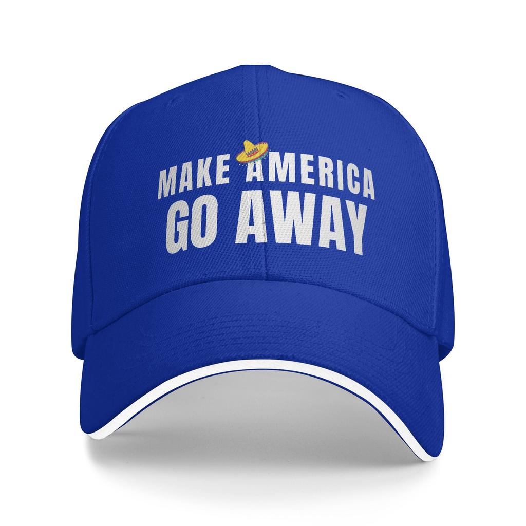 Women Unisex Make America Go Away Mexico Outdoor Hat Summer  Adjustable Cap New Baseball Cap Fashion Sports Hats