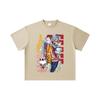 260 GSM Double Yarn 32 Count 100% Cotton Dandadan V25 Okarun Print Unisex Heavy Cotton T Shirt