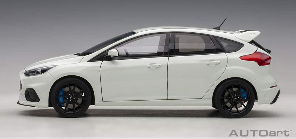 AUTOart Měřítko Ford Focus RS Bílý Hotový Produkt 1/18