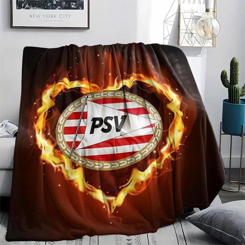 1PC Philips Sport Vereniging Patterned Flannel Blanket Suitable For All Seasons for Home Decor Warmth and Comfort Gifts Holiday Present