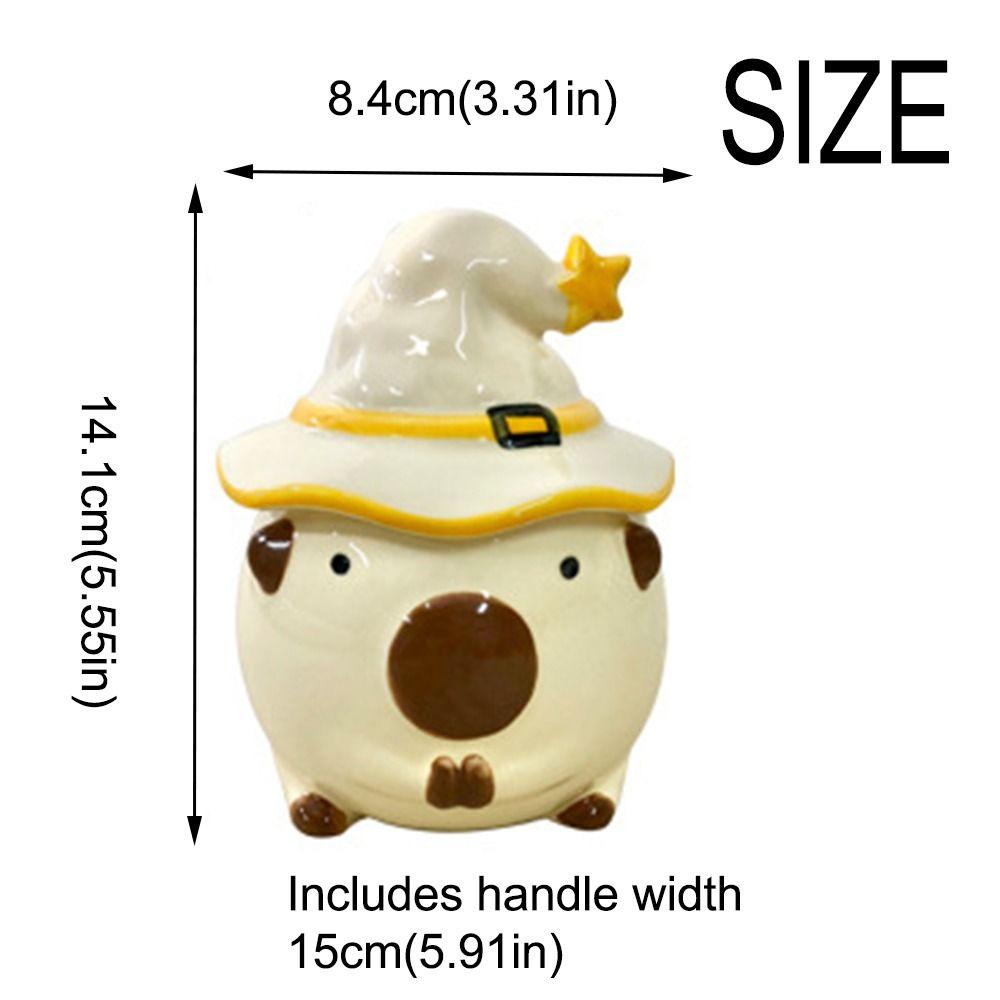 Cute Cartoon Capybara Mug Novelty Ceramic Coffee Mug Funny Halloween Mug  Office Use