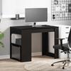 Vidaxl Desk With Drawer And Shelf, Black, 102X62X77.5 Cm