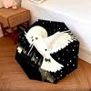 1 PC Automatic Folding Umbrella - Snowy Owl Pattern, Portable & Foldable Design with 8 Ribs, Christmas Birthday Gifts