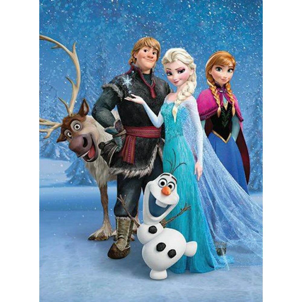 Elsa Disney Princess Diamond Painting Cross Stitch Puzzle Mosaic Embroidery Home Decor 5D DIY Art New Arrivals Artificial Drill