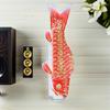 Japanese Style Fish Windsock Flag Satin Outdoor Yard Garden Hanging Decoration for Birthday Holiday Housewarming Gift