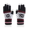 Touch Screen Winter Knitted Gloves Thickened Skiing Gloves High Quality Full Finger Mittens  Winter