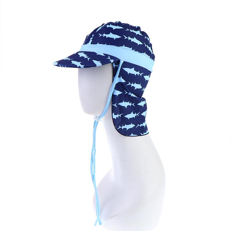 Kids Windproof Anti-UV Sun Hat Large Brimmed Breathable Nylon Multicolor Cap for Hiking Climbing