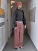 SINOON Corduroy Wide Pants (Vintage Pink)