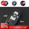 BABR1 11MM 3D Aluminum Car Key Shell Stickers For M M1 M2 M3 F32 E52 E53 E60 E90 E91 E92 E93 F01 F30 Auto Key Remote Fob Decals
