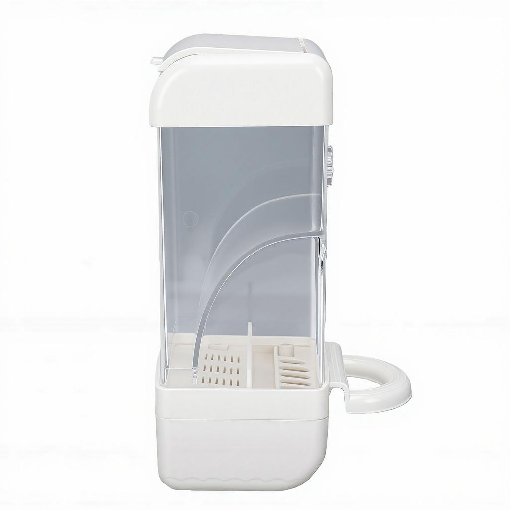Bird Cage Feeder Squirrel Proof Parrot Feeder Food Dispenser Detachable Easy Refill Generous Storage