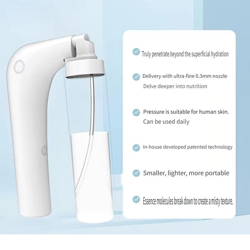 Compact Ionic Facial Steamer: Deep Cleanse & Hydrate Anywhere