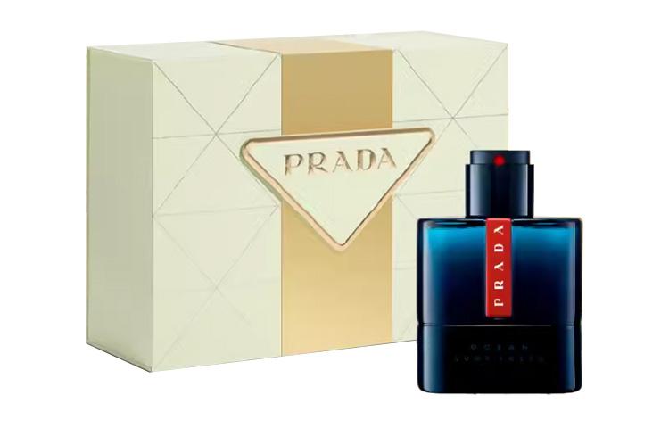 PRADA Red Moon Men s Deep Sea Blue Perfumes Leather Scent Fougere Eau De Toilette 50ml/100ml 50ml