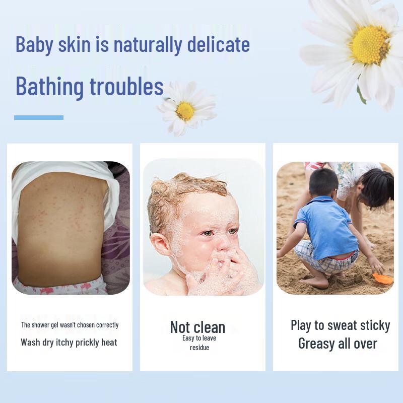 sakose Vaseline Kids Calendula Shower Gel