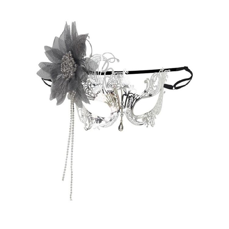 Masquerade Eye Mask Metal Half Face Mask Masquerade Costume Accsessory for Women Halloween Prom Masquerade Party