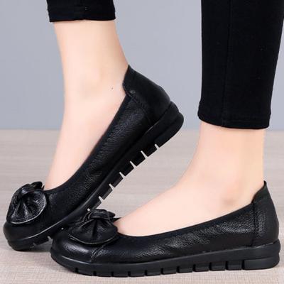 Shoes for Women New Spring and Autumn Women's Flats Solid Color Round Toe Butterfly-knot Shallow Mouth Zapatillas De Mujer