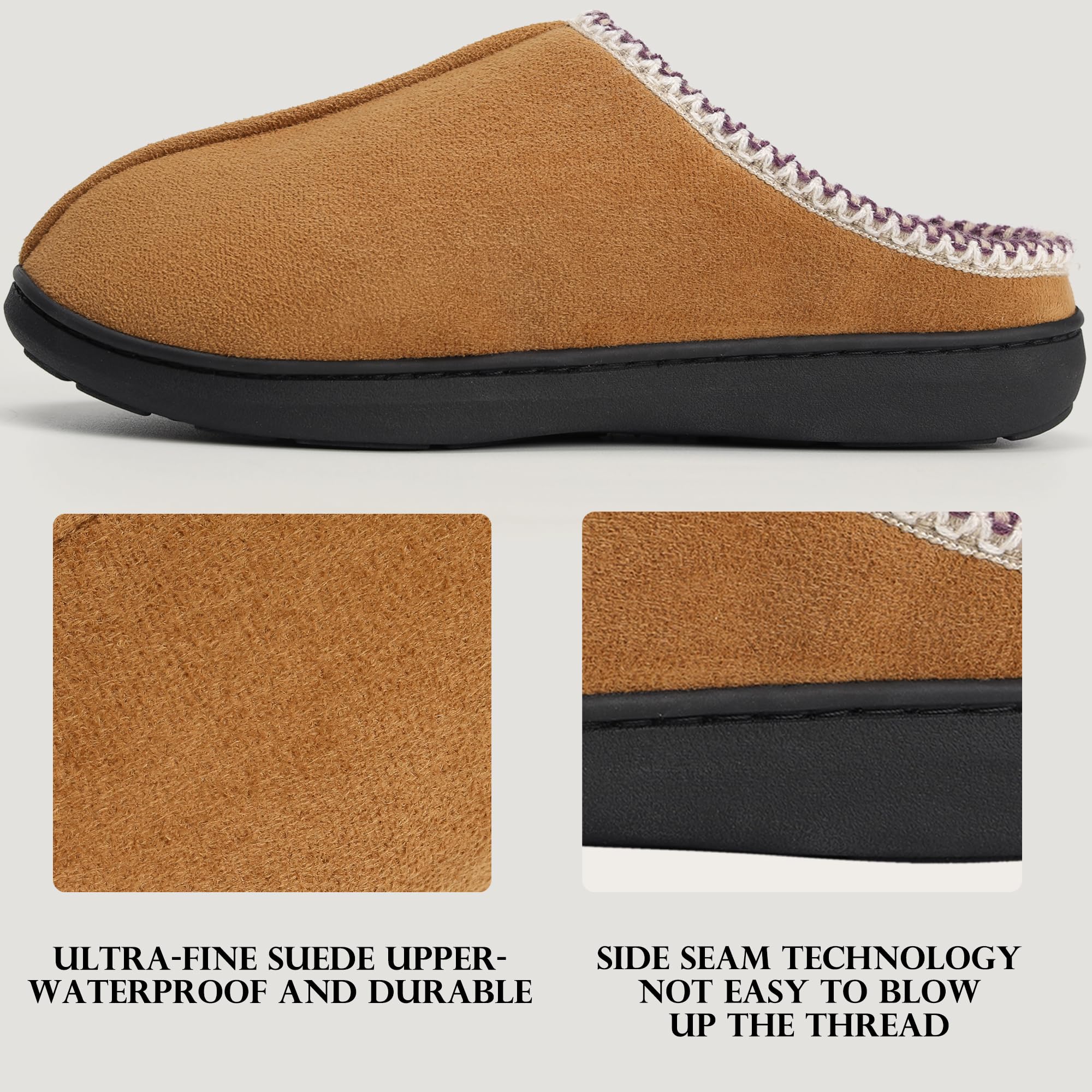 Модные теплые зимние хлопковые тапочки для мужчин — фото 6