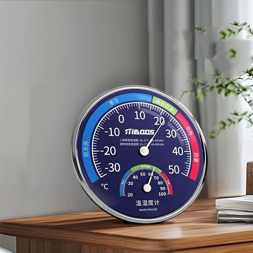 Wall Mount Hygrothermograph Battery-Free Temperature Hygrometer Analog Temperature  Laboratory
