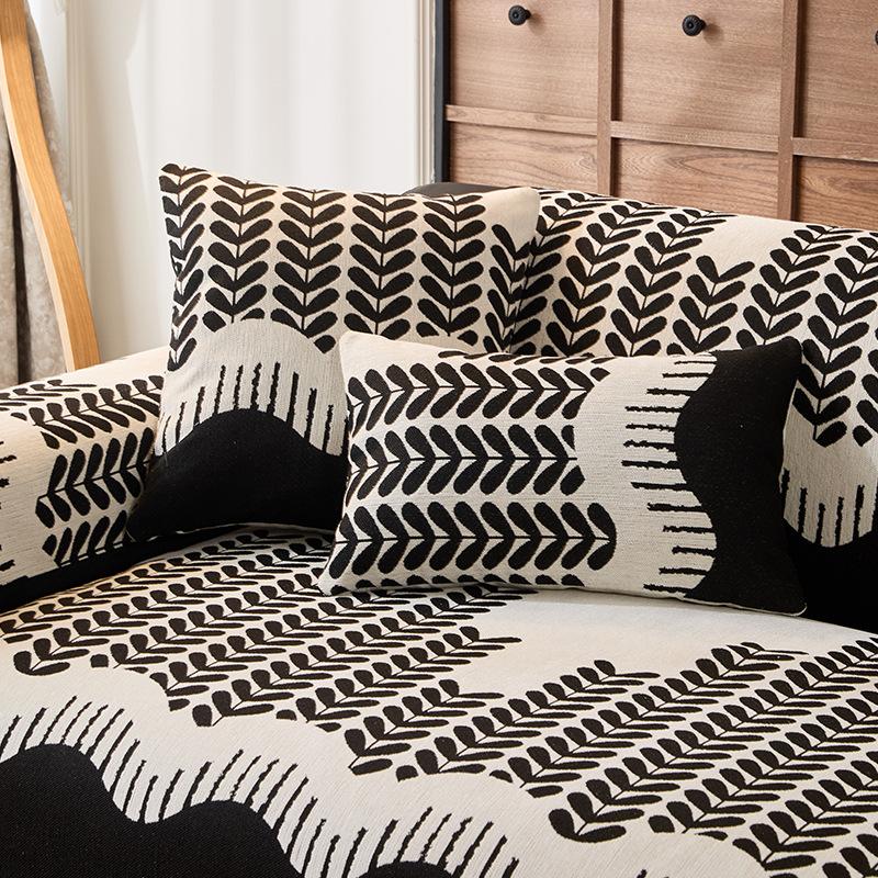 Light Luxury High-End Sofa Cushion  New Four-Season Universal Fixed One-Piece Straight Row Sofa Seat Cushion Cover Cloth Towel