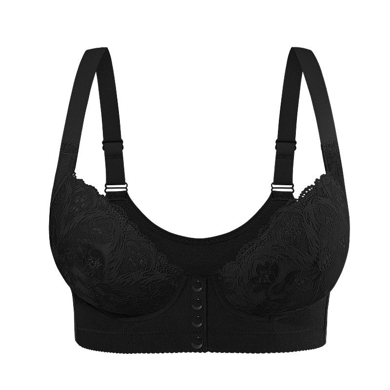 

Новый формирующий бюстгальтер с передней застежкой, женское кружевное нижнее белье без косточек, с регулируемыми бретелями, очень большого размера 52/120BC