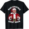 Make Christmas Great Again Xmas Funny Trump Pajamas Ugly T-Shirt