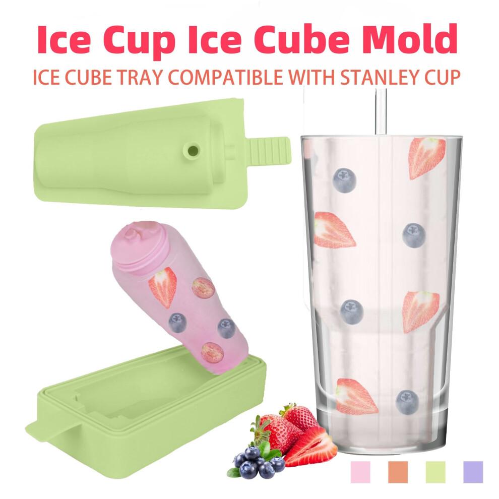 Multifunctional Silicone Ice Cube Mold, Juice Capacity 430ml, Green