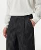 Musinsa Standard Vertical Slub Semi-Balloon Denim Pants [Black]