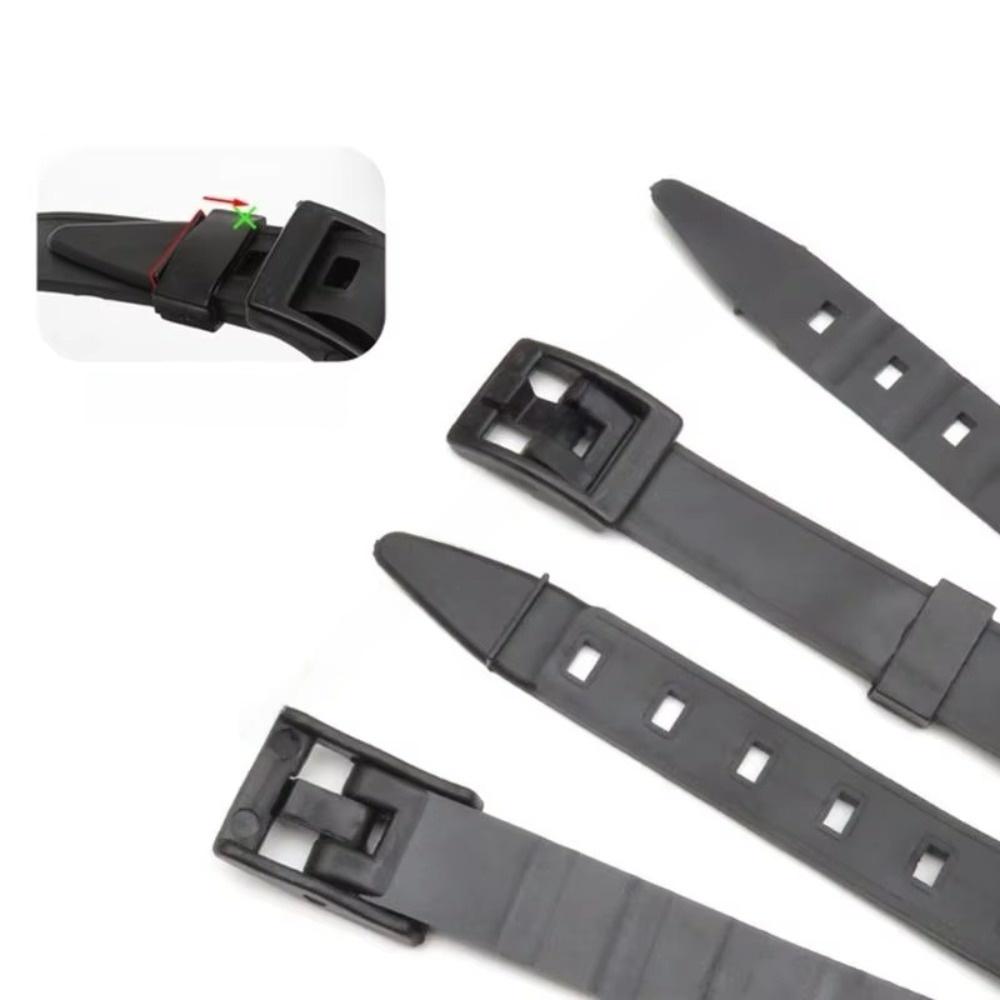 Wide Buckle Type Scuba Cutter Strap Adjustable Band Rubber Diving Strap  For Frequent Ocean Use