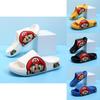 Pantofole per Bambini Mario Design Cartone Animato Cool Ragazzi Estate Indoor Antiscivolo Suola Morbida