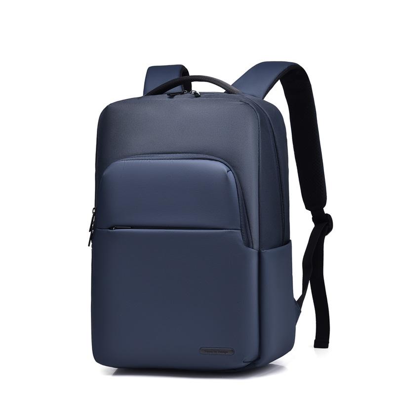 TS JYL laptop bag,Simple Backpack Solid Oxford Color Block Casual Bag
