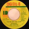 7inch Record KEN BOOTHE - You're Not The Same NONE Digital-B 1989 Jamaica Reggae, Ska & Dub Used