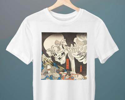 Takiyasha the Witch and the Skeleton Spectre, Utagawa Hiroshige Painting, Unisex T-Shirt, Art T-Shirt, Japanese, Gift for Her, Gift for Him