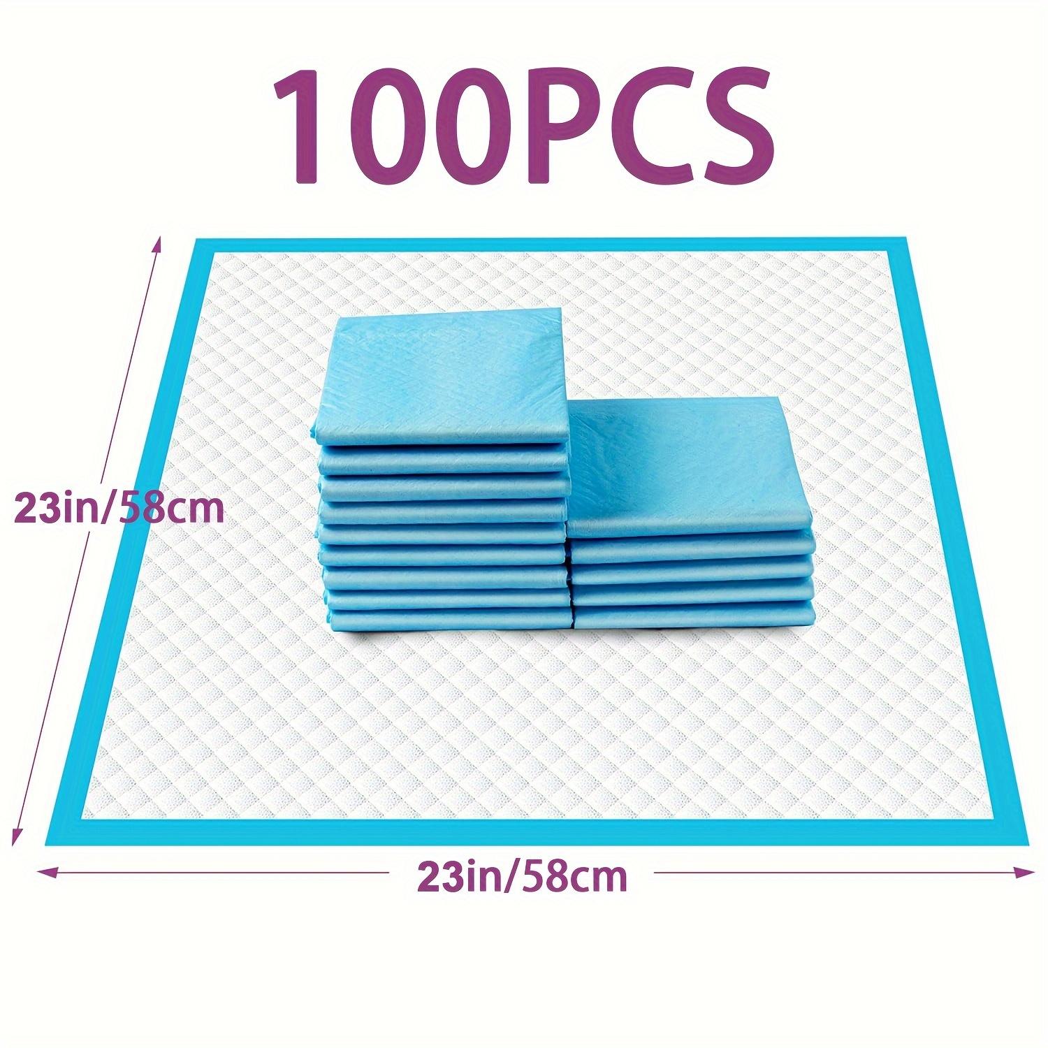 

Супер впитывающий подгузник для домашних животных, толстые подушечки для мочи для собак, быстросохнущий одноразовый коврик для мочи для кошек, подгузники для собак, дезодорант для домашних животных 20PCS 60cmx90cm