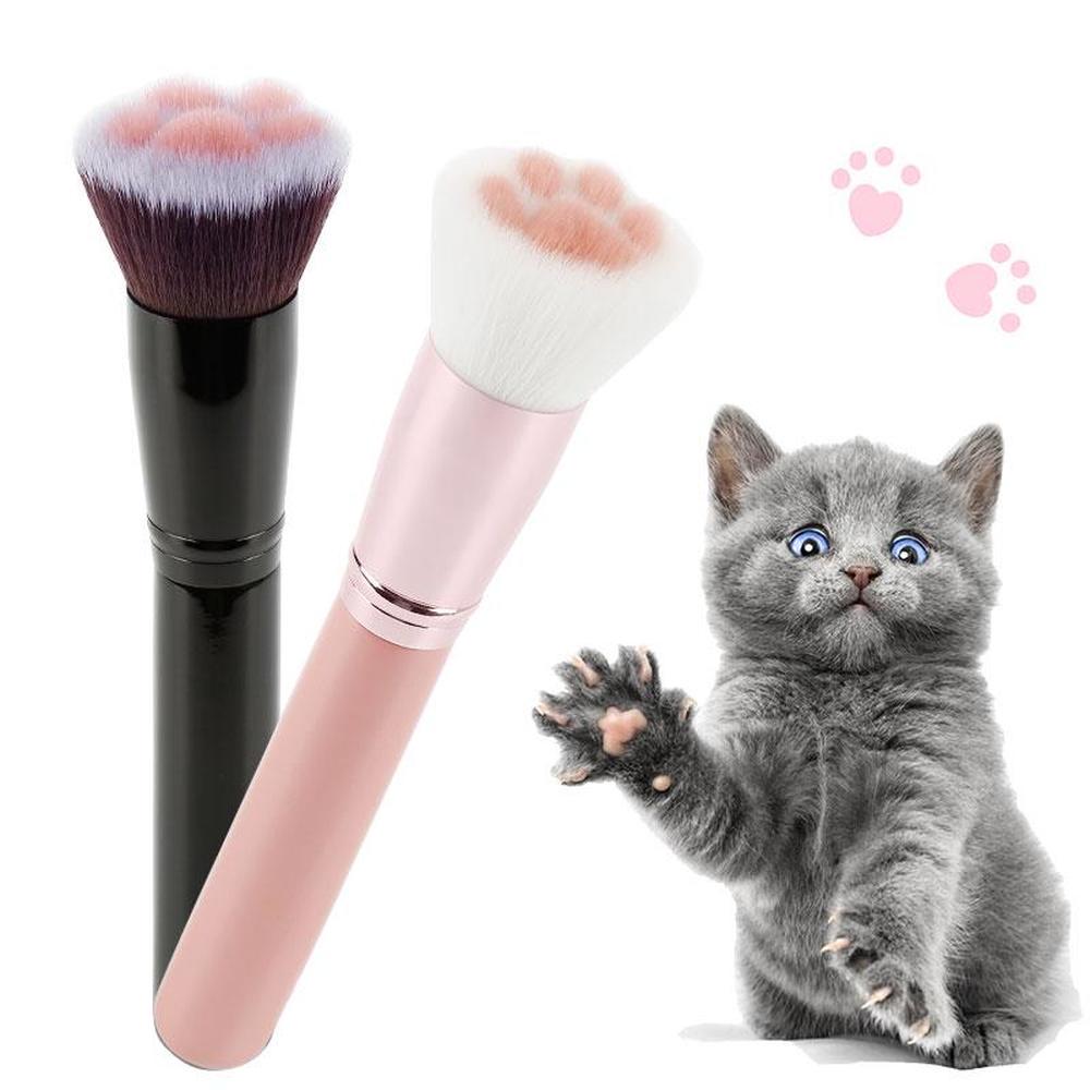 Kvinner Cat Claw Paw Makeup Brushes Søt Foundation Brush Langvarig Concealer Blush Tool