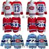 Maglia Retro da Hockey su Ghiaccio da Uomo Ricamata Personalizzata 93 Suzuki Demidov Caufield Uniforme Sportiva di Squadra Misto Cotone