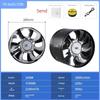 Exhaust Fan Ventilating Fan Kitchen For Home Ventilator High Power Range Hood Exhaust Fan Strong Exhaust Fan Commercial