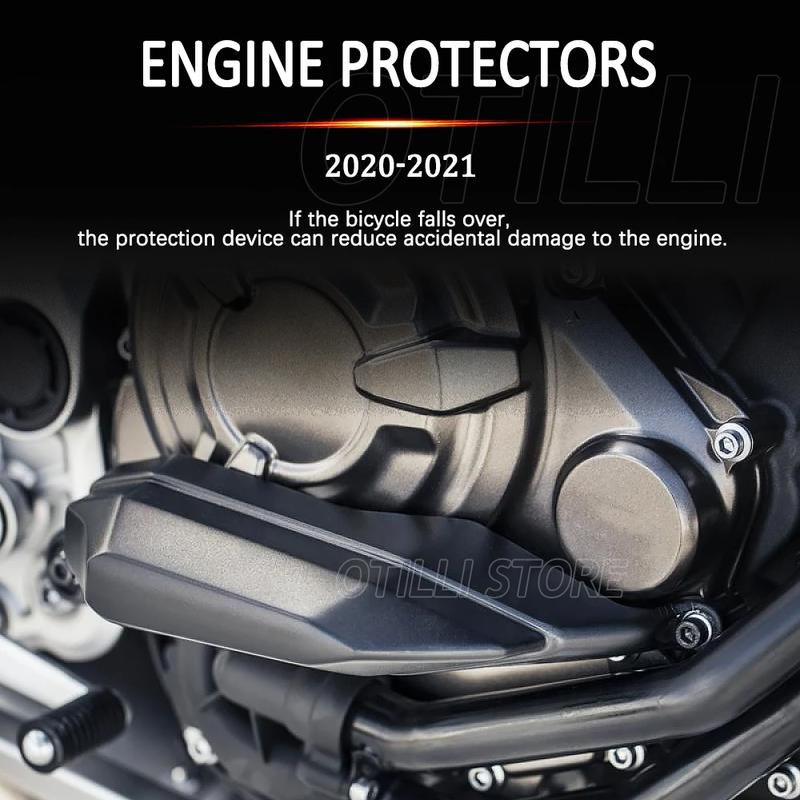 MT-07 Frame Sliders Crash Protector For YAMAHA MT07 2023 2024 Tracer 700 XSR700 Motorcycle Accessories Falling Protection Pad