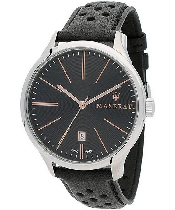 

Maserati Attrazione Black Dial Quartz R8851126003 100M Men s Watch чёрный