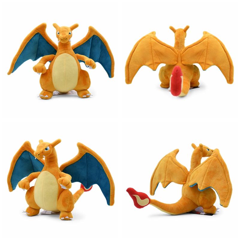 Shiny Charizard XY Stuffed Plush Toy Eevee Mimikyu Cubone Poké Ball Peluche,Birthday Kids Gifts,Christmas,Anime Character Dolls