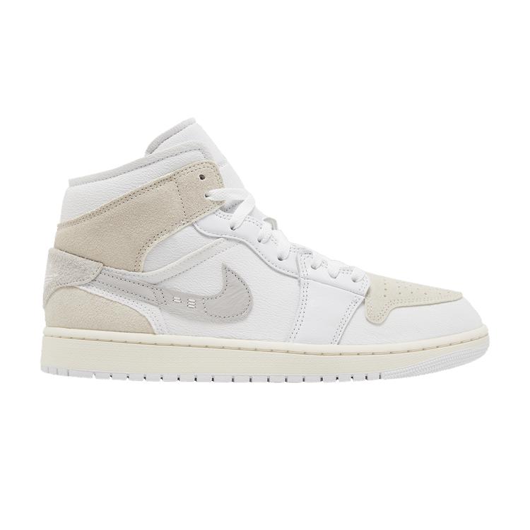 Air Jordan 1 Mid SE Craft  Inside Out - White Sail  42