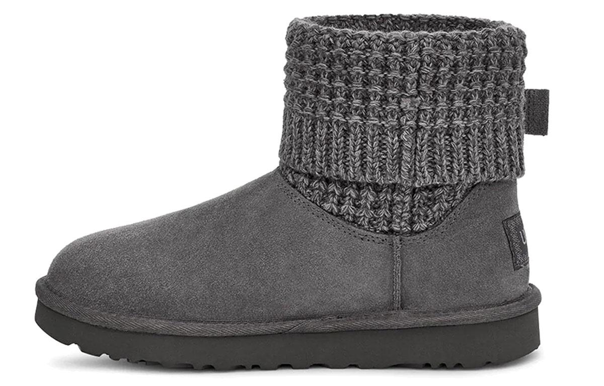 UGG Classic Solene Mini Cozy Stay Warm Outdoor Casual Gray Women s 1113463-CHRC 40