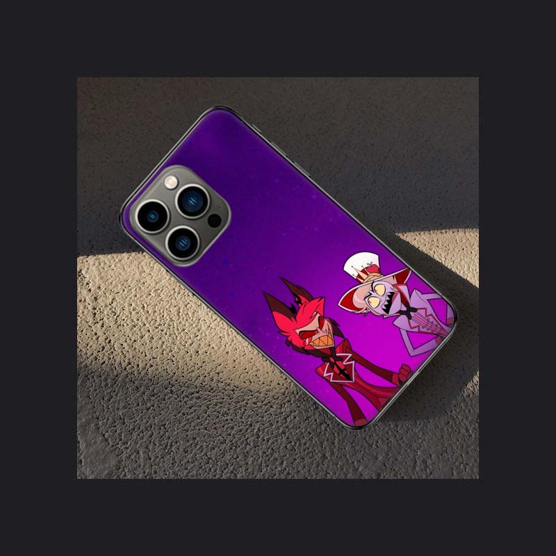 

H-Hazbin Angel Dust Hotel Phone Case For Apple Iphone 16E 16 Pro Max 15 Plus Soft 13 12 Mini Cover 11 14 Pro Max Capa 8 7 SE She iPhone 13 Pro