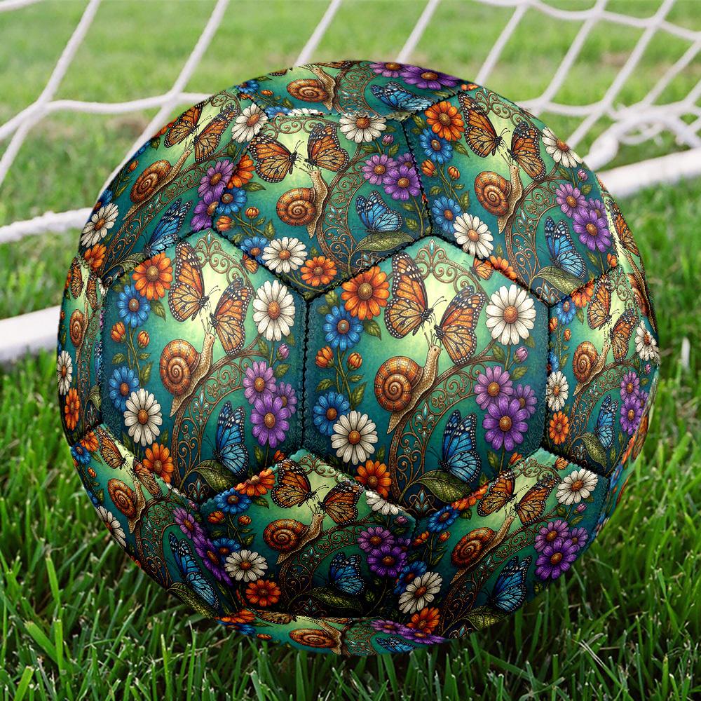 1pc Garden Whimsy Durable Size 5 Soccer Ball Professional Match Training Football Indoor &Outdoor Sports Ball P60112